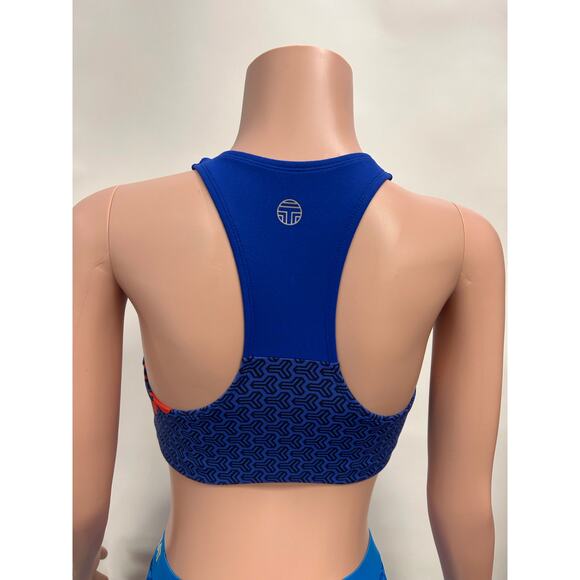 Tory Burch Sport Orange and blue Sports Bra - Picture 2 of 3